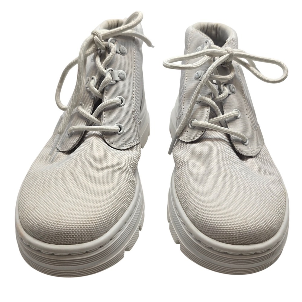 Dr. Martens Bonny W Tech Nylon Canvas Chukka Boots White Womens 8 Gorpcore - Picture 11 of 13